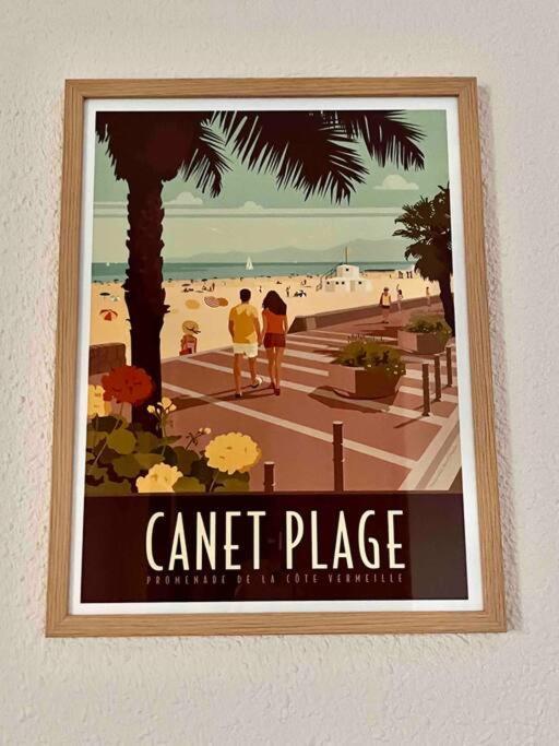 Studio Cote Plage Tout Equipe Vue Sur Le Canigou Canet-en-Roussillon Exterior photo